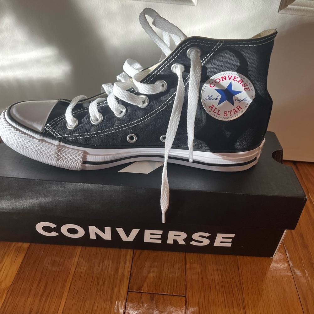 Converse- All star high tops black (women’s size 7)